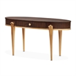 Michael Amini Camellia Field Vanity Desk in Warm Pecan