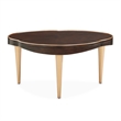 Michael Amini Camellia Field Cocktail Table in Warm Pecan