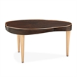 Michael Amini Camellia Field Cocktail Table in Warm Pecan