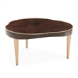 Michael Amini Camellia Field Cocktail Table in Warm Pecan