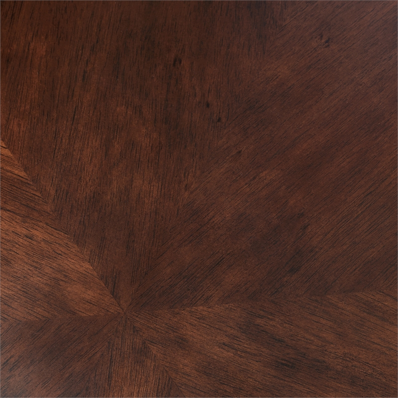 Michael Amini Camellia Field Cocktail Table in Warm Pecan