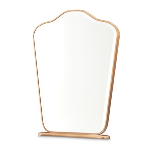 Michael Amini Camellia Field Vanity Mirror in Antique Gold
