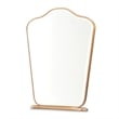 Michael Amini Camellia Field Vanity Mirror in Antique Gold