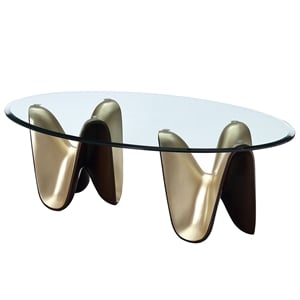 Houston Cocktail Table - Brushed Gold