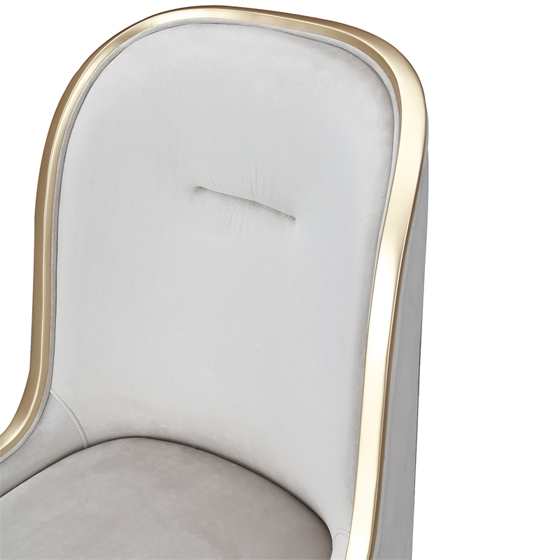 Houston Dining Side Chair - Set of 2 - Porcini/Walnut