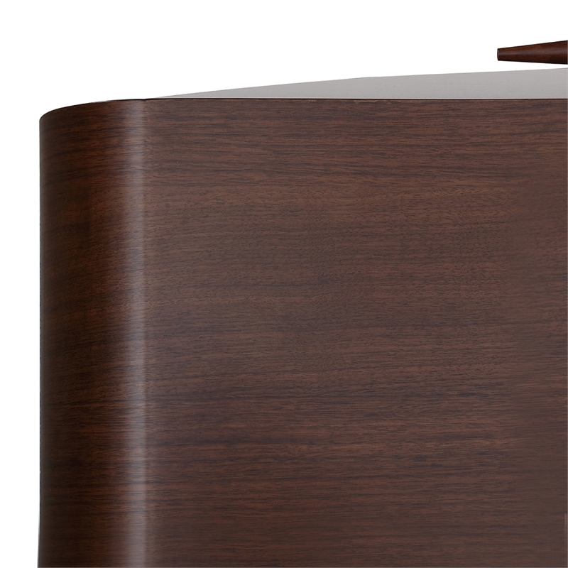 Houston 1-Drawer Nightstand - Walnut