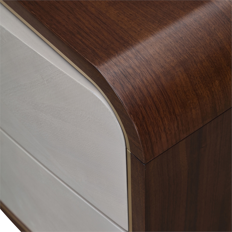 Houston 2-Drawer Nightstand - Walnut