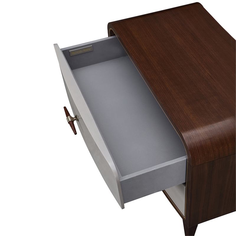 Houston 2-Drawer Nightstand - Walnut