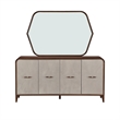 Houston Sideboard with Mirror - Walnut