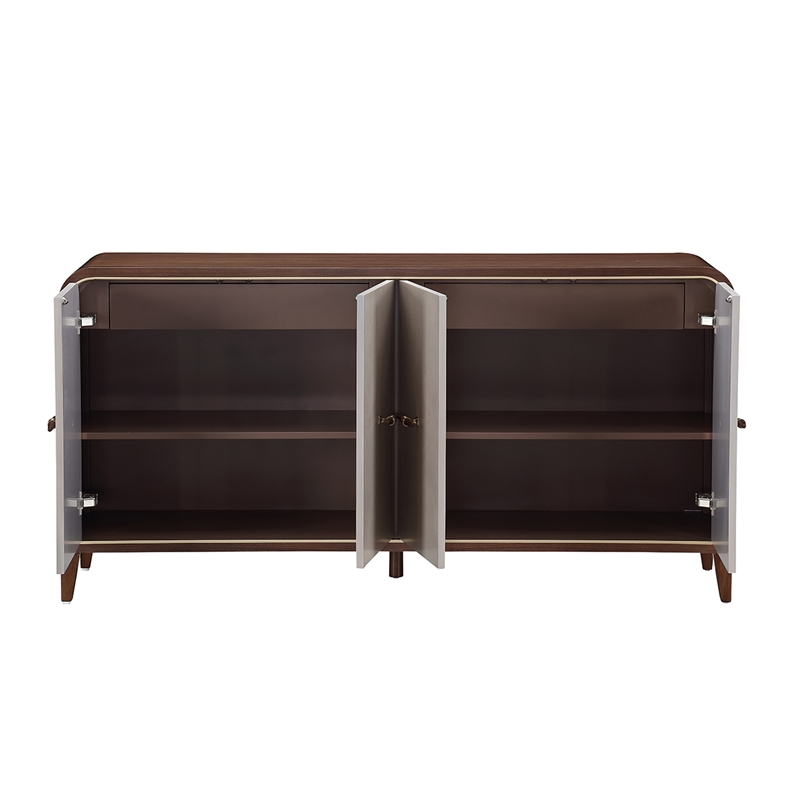 Houston Sideboard with Mirror - Walnut