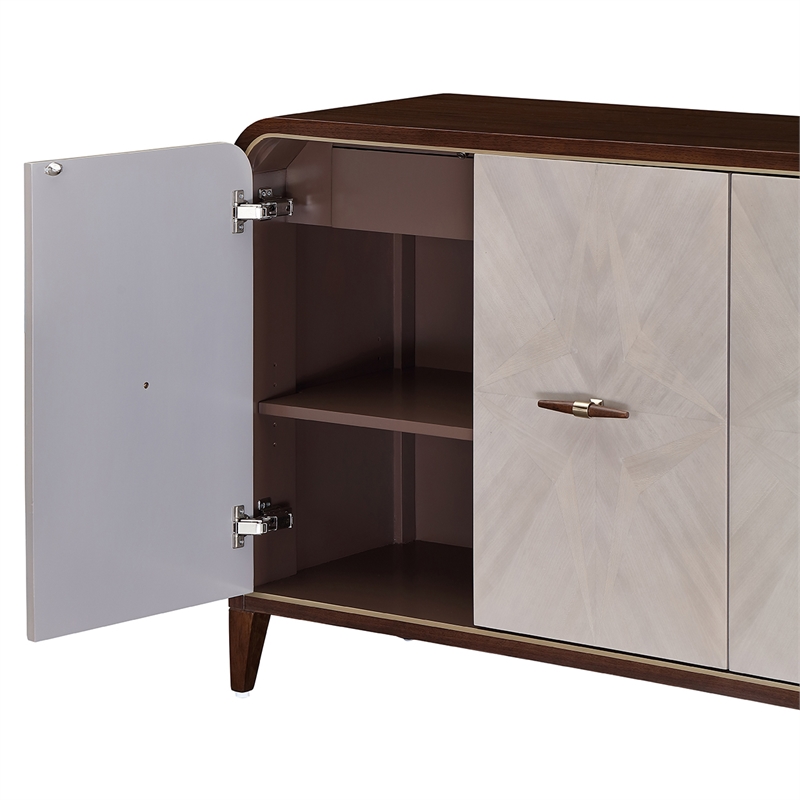 Houston Sideboard with Mirror - Walnut