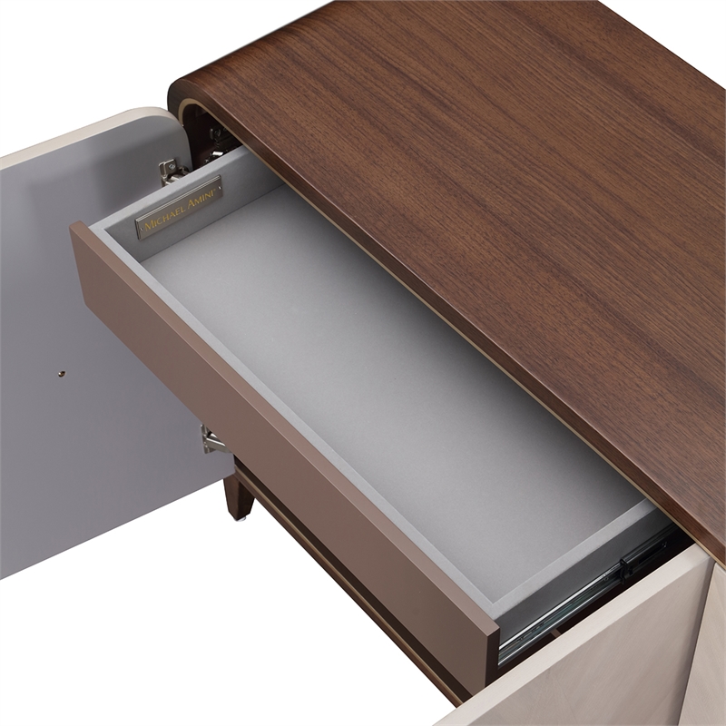 Houston Sideboard with Mirror - Walnut