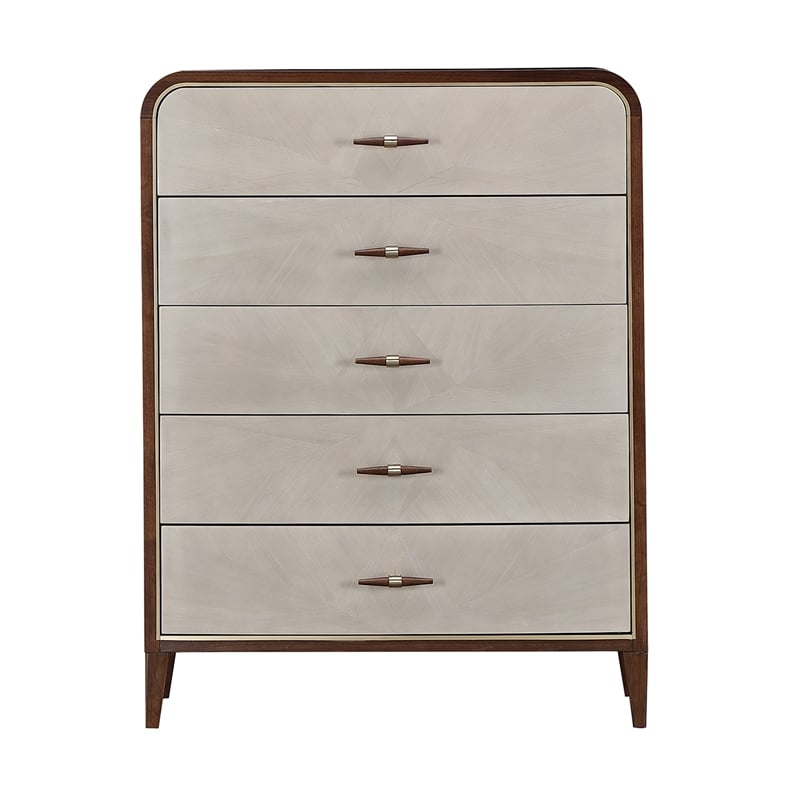 Houston 5-Drawer Chest - Walnut
