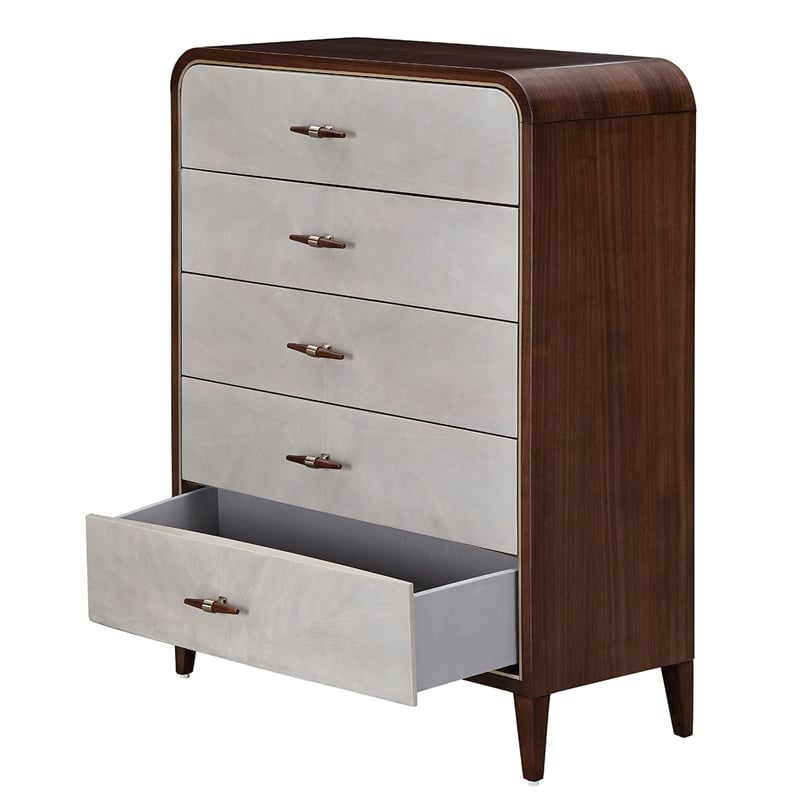 Houston 5-Drawer Chest - Walnut