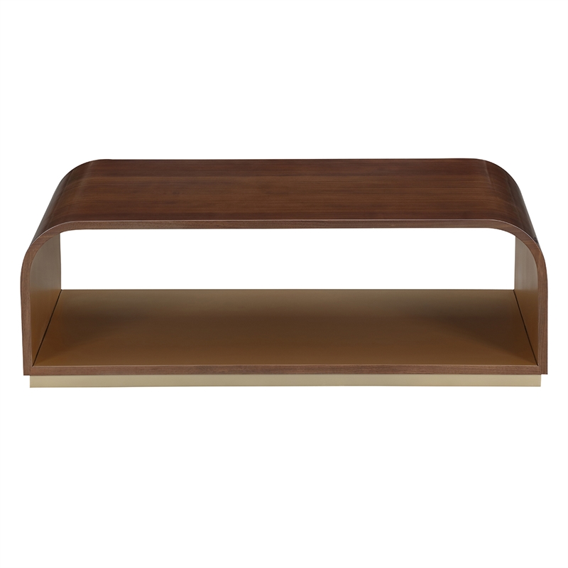 Houston Modern Wood Cocktail Table - Walnut