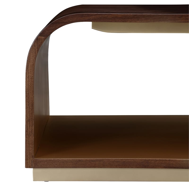 Houston Modern Wood Cocktail Table - Walnut