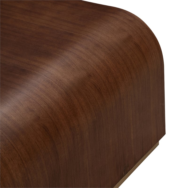Houston Modern Wood Cocktail Table - Walnut