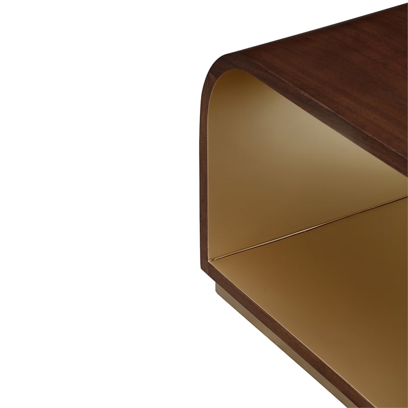 Houston Modern Wood Cocktail Table - Walnut