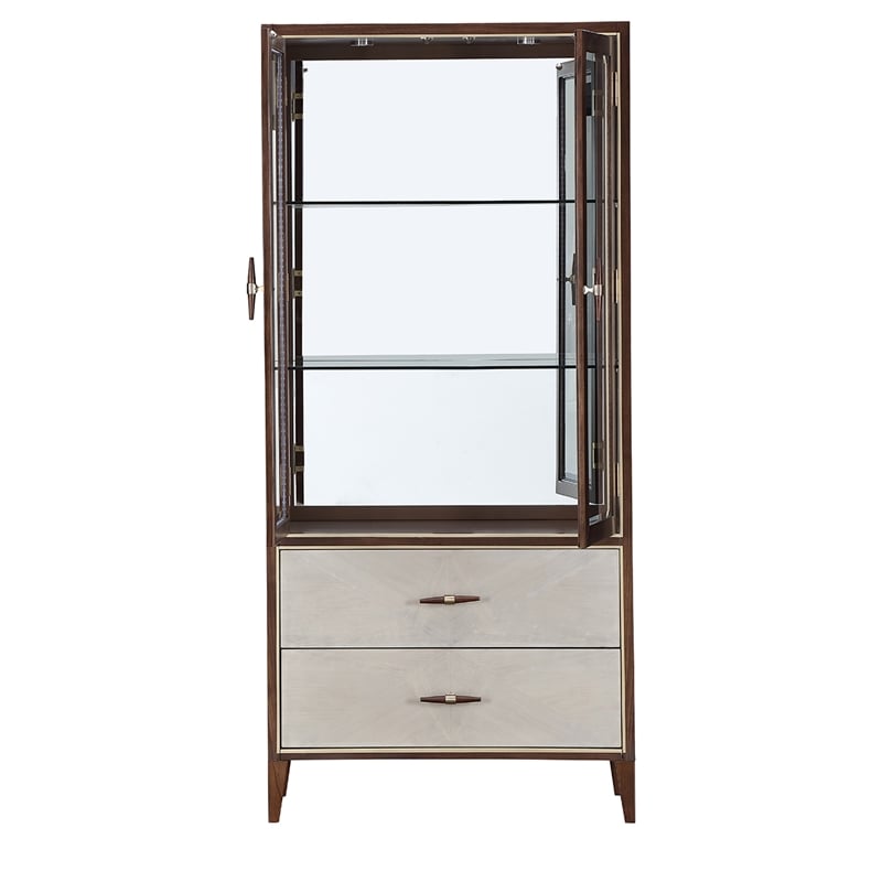Houston Display Cabinet - Walnut