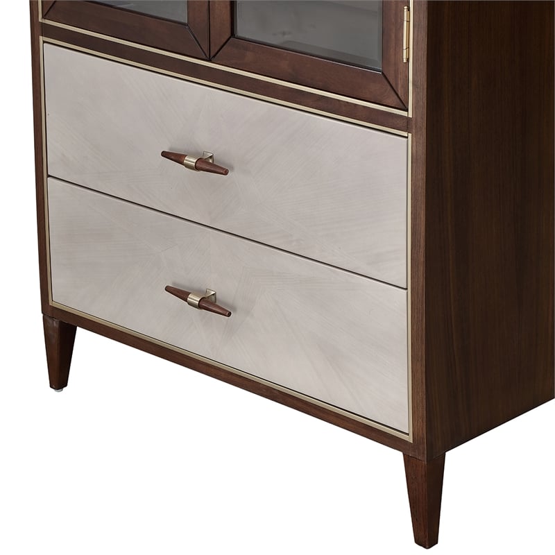 Houston Display Cabinet - Walnut