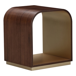 Houston Modern Wood End Table - Walnut