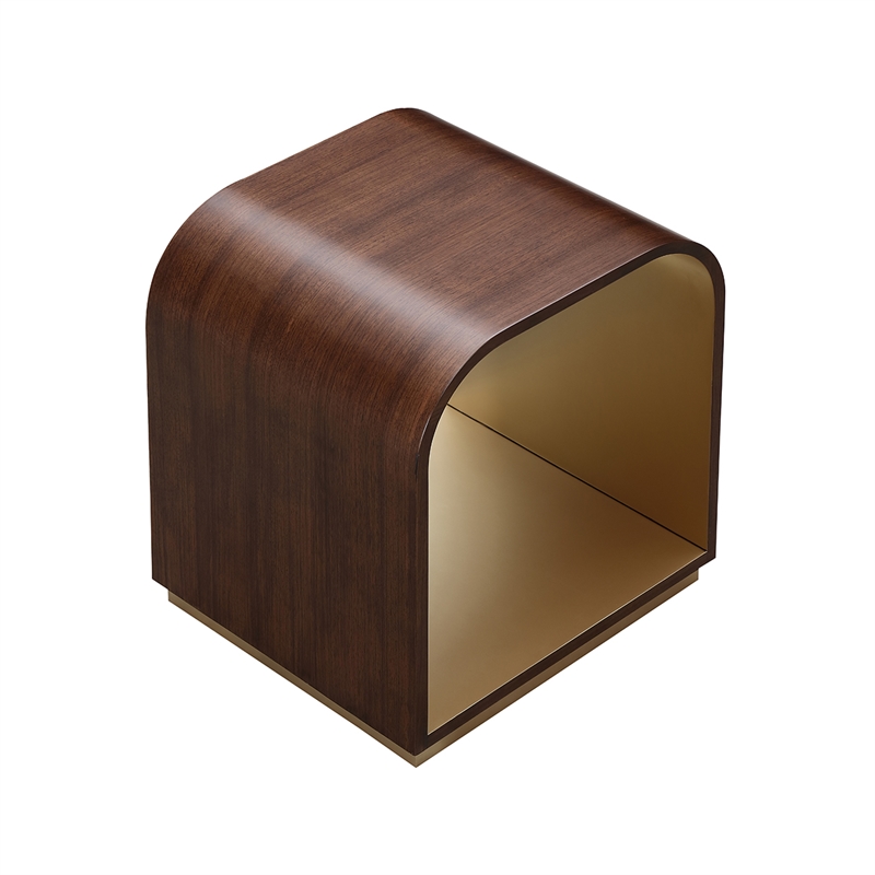 Houston Modern Wood End Table - Walnut