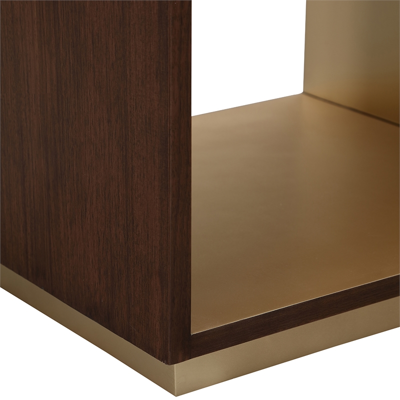 Houston Modern Wood End Table - Walnut