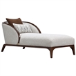 Houston Boucle Chaise - Pebble/Walnut