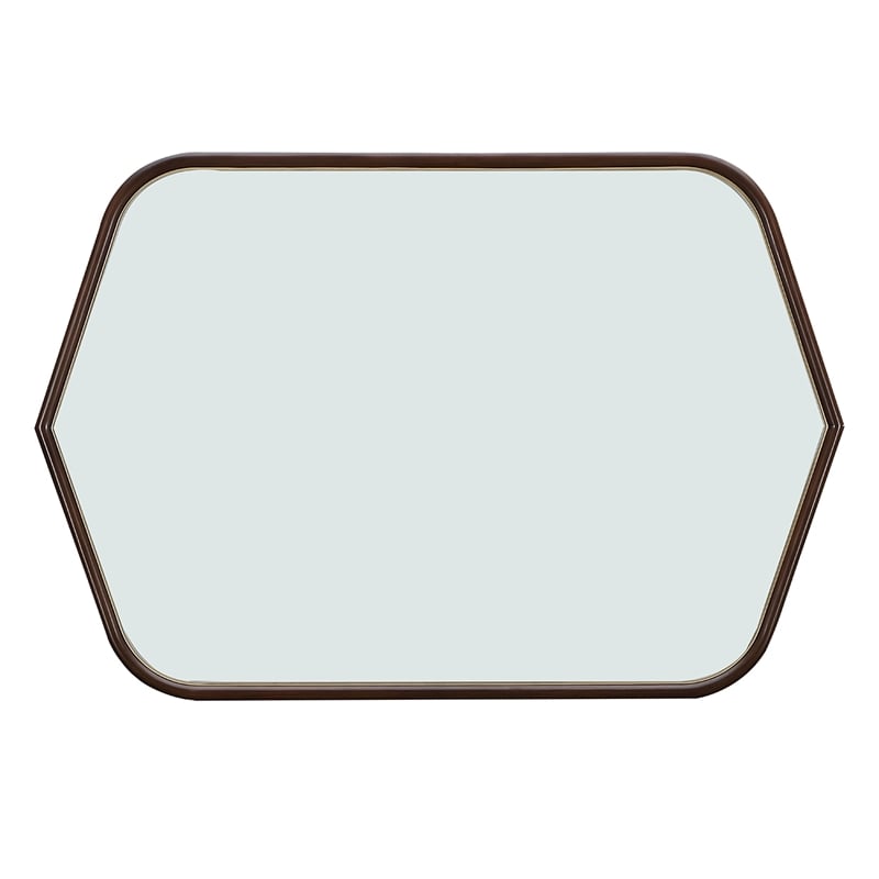Houston Wall Mirror - Walnut