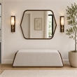 Houston Wall Mirror - Walnut