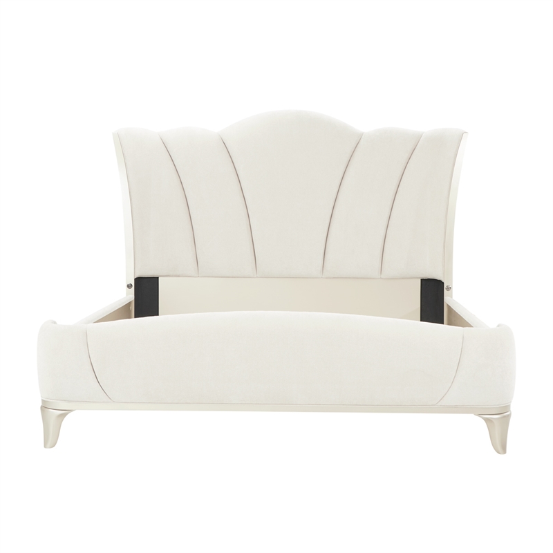 La Marisia King Chenille Bed - Tranquil/Champagne Gold