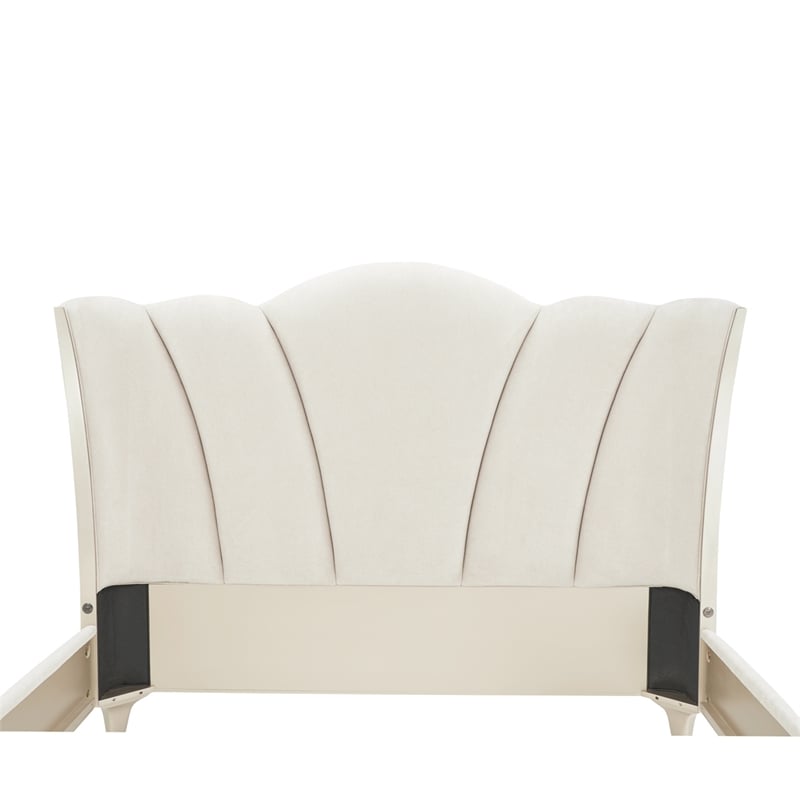 La Marisia Queen Chenille Bed - Tranquil/Champagne Gold
