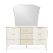 La Marisia Dresser with Mirror - Creamy Pearl