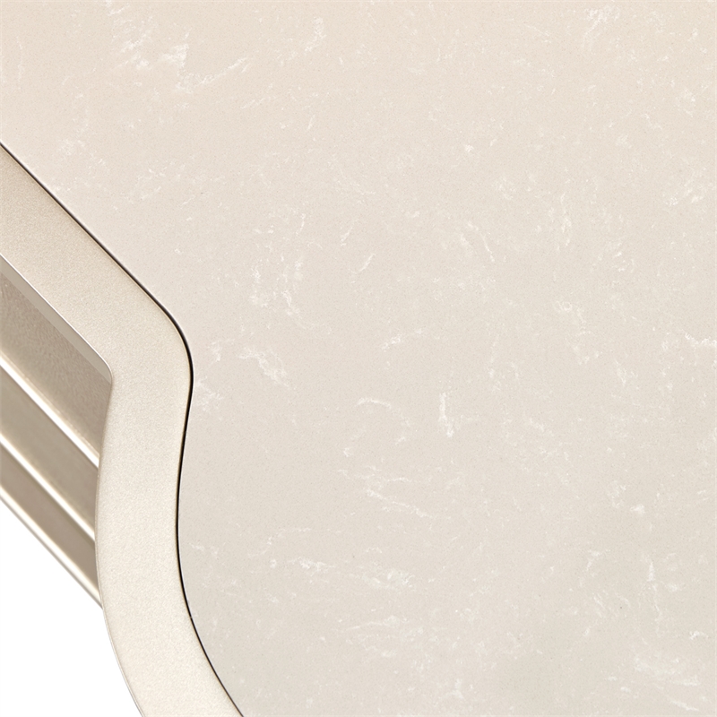 La Marisia Dresser with Mirror - Creamy Pearl
