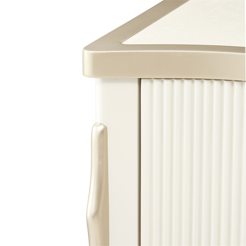 La Marisia Dresser with Mirror - Creamy Pearl