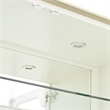 La Marisia Display Cabinet with LED Lighting - Creamy Pearl