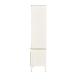 La Marisia Display Cabinet with LED Lighting - Creamy Pearl