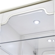 La Marisia Display Cabinet with LED Lighting - Creamy Pearl