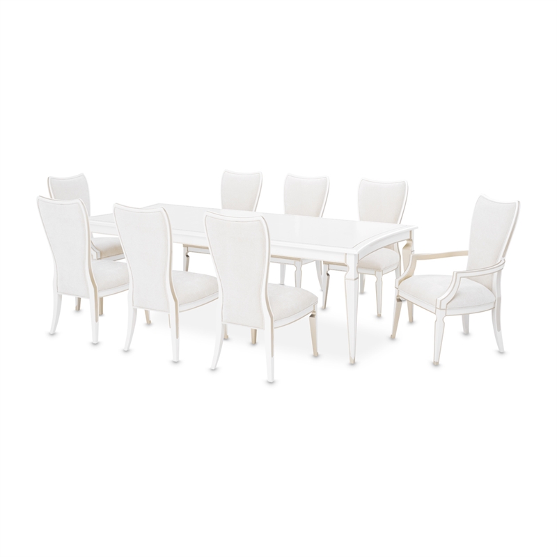 La Marisia Rectangular Dining Table - Creamy Pearl