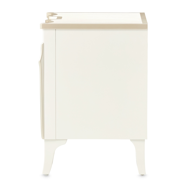 La Marisia Nightstand - Creamy Pearl