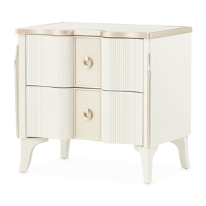 La Marisia Nightstand - Creamy Pearl