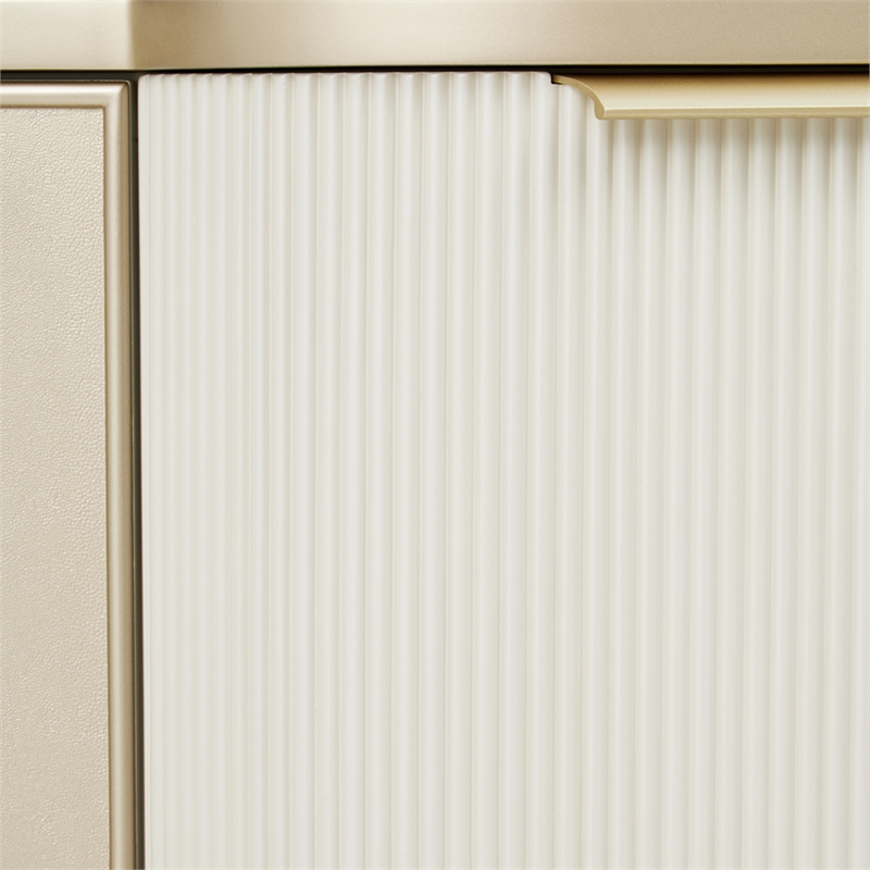 La Marisia Media Cabinet - Creamy Pearl