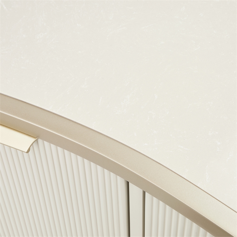 La Marisia Media Cabinet - Creamy Pearl