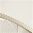 La Marisia Media Cabinet - Creamy Pearl