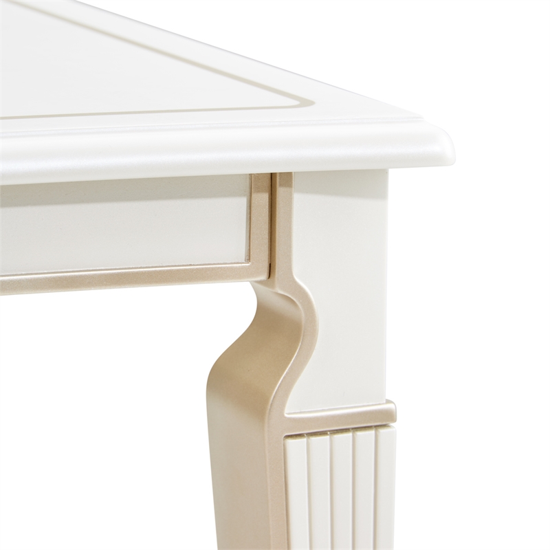 La Marisia End Table - Creamy Pearl