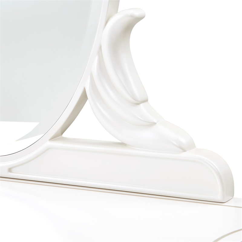 La Marisia Vanity Mirror - Creamy Pearl