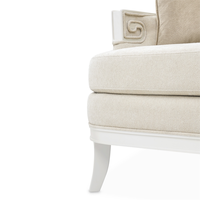 La Marisia Chenille Sofa - Tranquil/Creamy Pearl