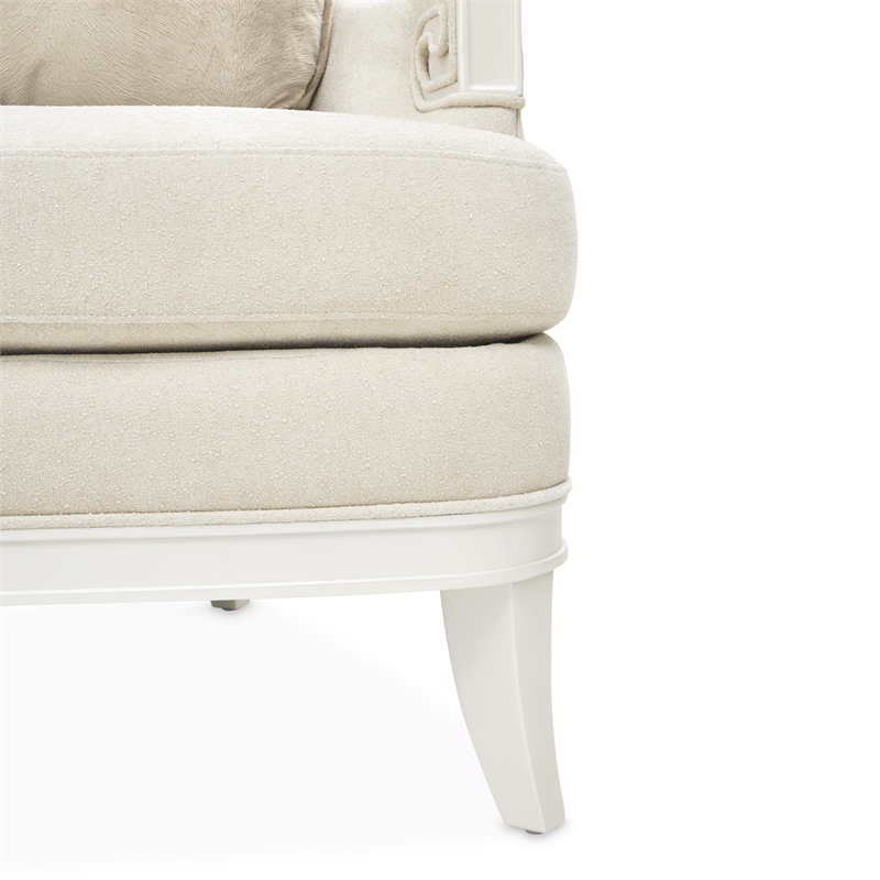 La Marisia Chenille Sofa - Tranquil/Creamy Pearl