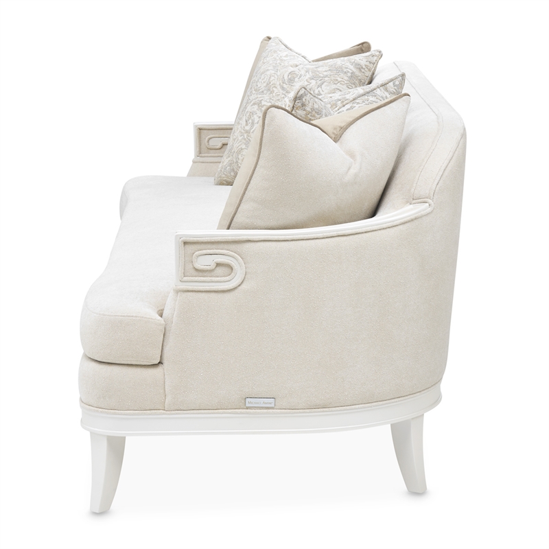 La Marisia Chenille Sofa - Tranquil/Creamy Pearl