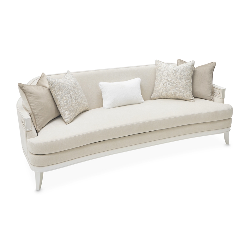 La Marisia Chenille Sofa - Tranquil/Creamy Pearl
